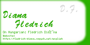 diana fledrich business card